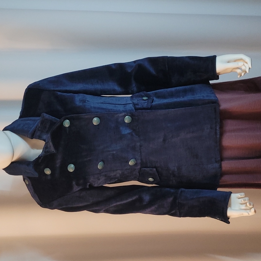Anna Sui Velvet Peacoat